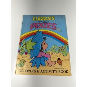 Vintage Cuddlies & Pixies‎ 1983 Hallmark Cards Coloring Activity Book NEW